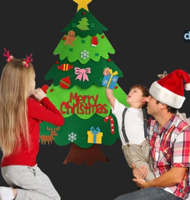 Árbol Navidad fieltro (32pcs)