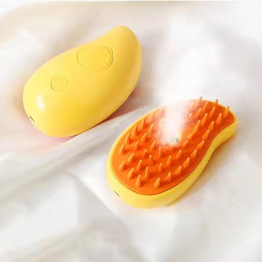 Cepillo con Vapor 3 en 1 para Mascotas