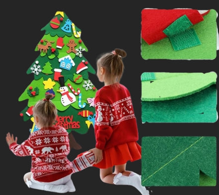 Árbol Navidad fieltro (32pcs)