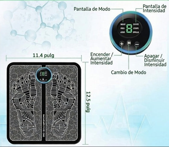 Masajeador de pies electroestimulador